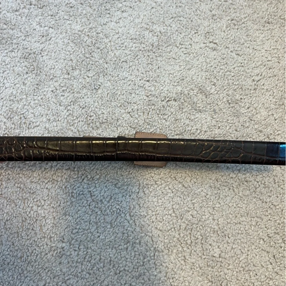 Tanner Women’s Brown Genuine Leather Belt Size Small‎